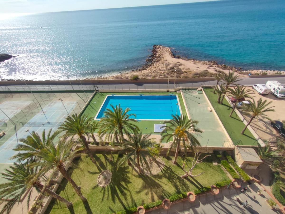 Very Lightful Apartment. Incredible Sea Views. Big Terrace, Swimming Pool. Ac. Very Close To Alicante City Center. المظهر الخارجي الصورة