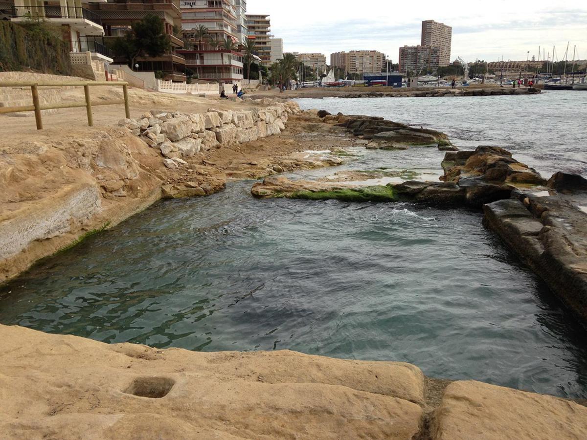 Very Lightful Apartment. Incredible Sea Views. Big Terrace, Swimming Pool. Ac. Very Close To Alicante City Center. المظهر الخارجي الصورة