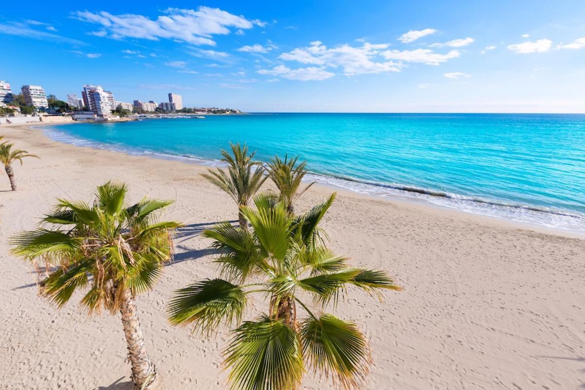 Very Lightful Apartment. Incredible Sea Views. Big Terrace, Swimming Pool. Ac. Very Close To Alicante City Center. المظهر الخارجي الصورة